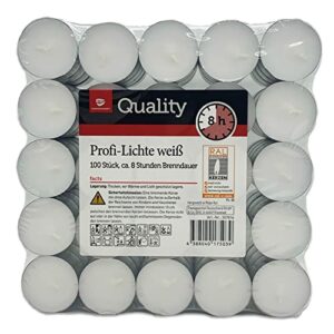 HL-Kauf Teelichter weiß ohne Duft Großpackung 36-1200 Stk. | 4 Std. | 6 Std. | 8 Std. auch Maxi (8 Std. Teelichter + 1 HL Kauf Notizblock, 600 Stück)