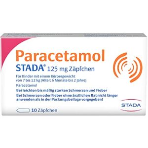Paracetamol STADA 125 mg Zäpfchen, 10 St
